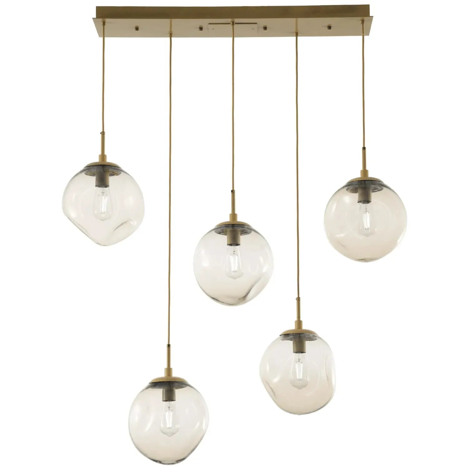 Hammerton Studio - Nebula Aster Linear Multi-Port, 5-Light - PLB0062-05-GB-A-C01-E2 | Montreal Lighting & Hardware