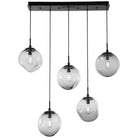 Hammerton Studio - Nebula Aster Linear Multi-Port, 5-Light - PLB0062-05-MB-S-C01-E2 | Montreal Lighting & Hardware