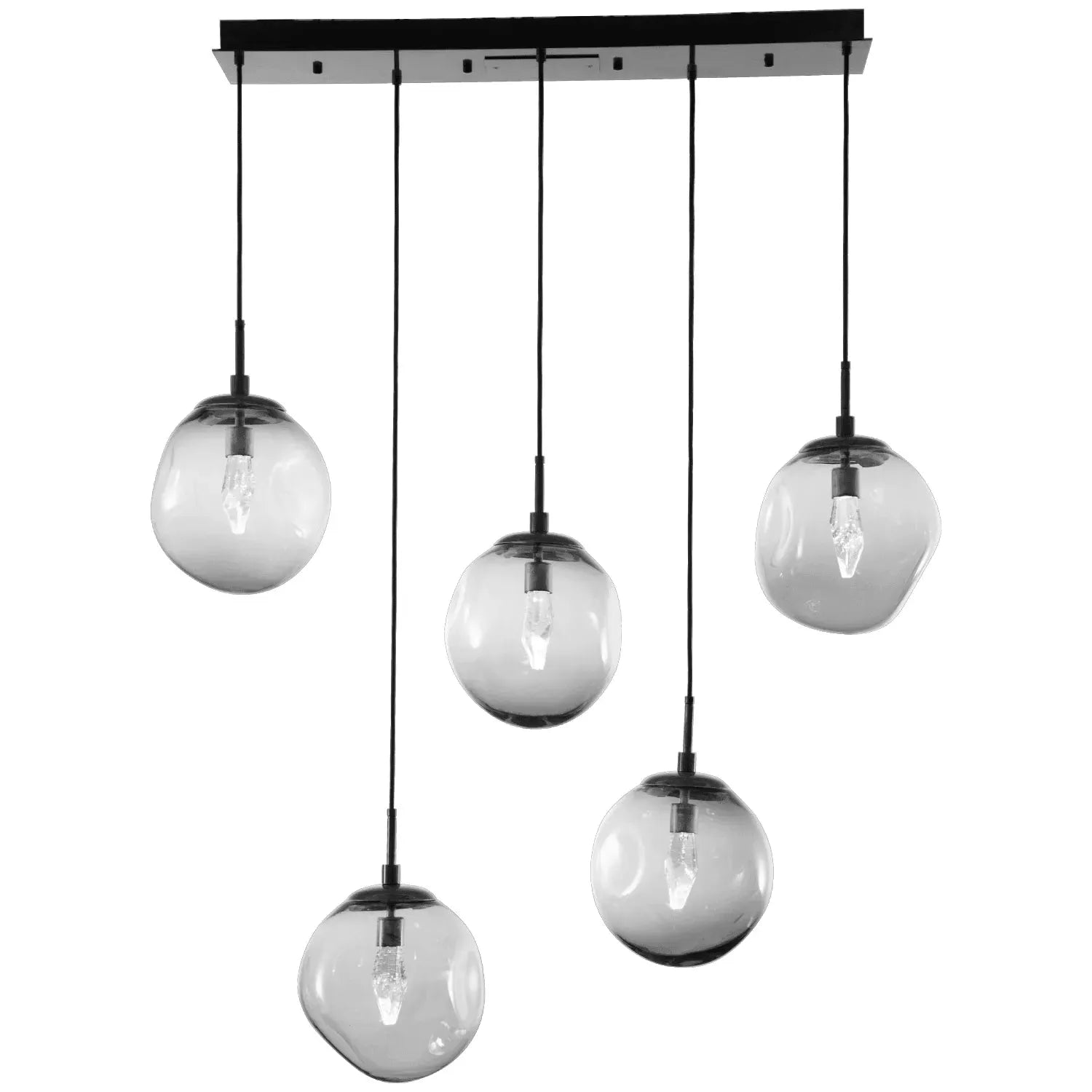 Hammerton Studio - Nebula Aster Linear Multi-Port, 5-Light - PLB0066-05-MB-GS-C01-L1 | Montreal Lighting & Hardware