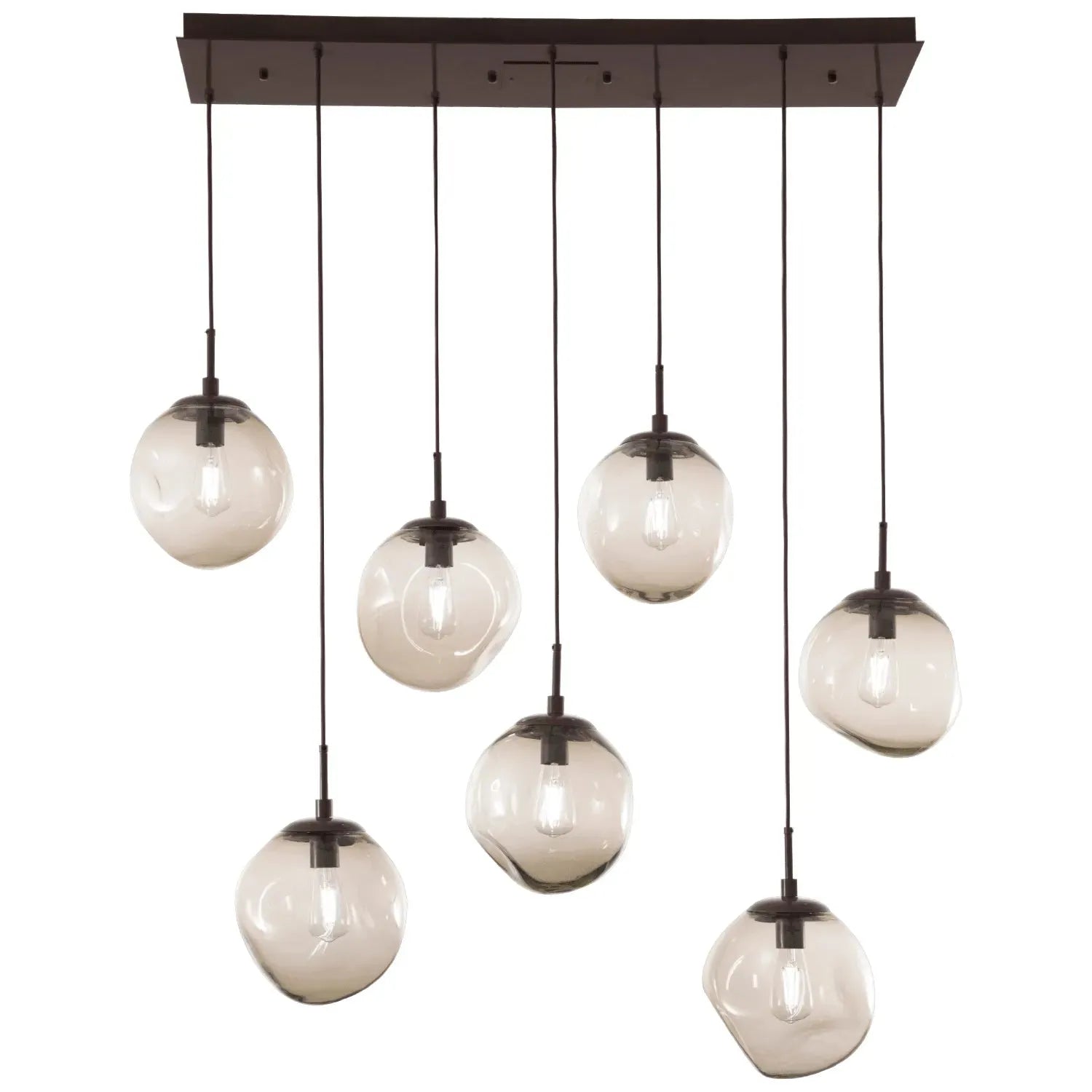 Hammerton Studio - Nebula Aster Linear Multi-Port, 7-Light - PLB0062-07-FB-B-C01-E2 | Montreal Lighting & Hardware