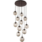 Hammerton Studio - Nebula Aster Round Multi-Port, 11-Light - CHB0062-11-FB-B-C01-E2 | Montreal Lighting & Hardware