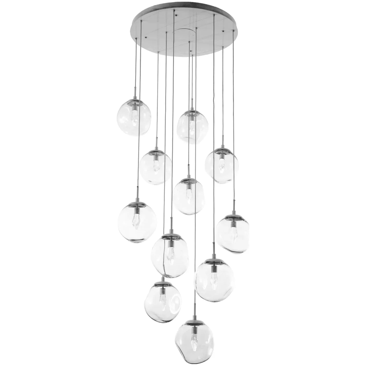 Hammerton Studio - Nebula Aster Round Multi-Port, 11-Light - CHB0066-11-BS-GC-C01-L1 | Montreal Lighting & Hardware
