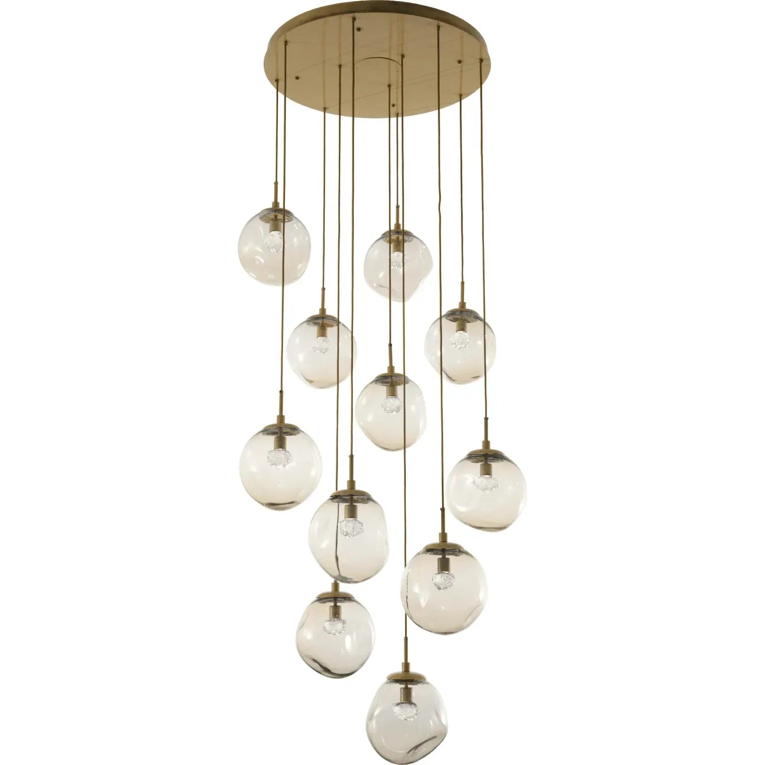 Hammerton Studio - Nebula Aster Round Multi-Port, 11-Light - CHB0066-11-GB-FA-C01-L1 | Montreal Lighting & Hardware