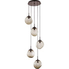 Hammerton Studio - Nebula Aster Round Multi-Port, 5-Light - CHB0066-05-FB-FB-C01-L1 | Montreal Lighting & Hardware