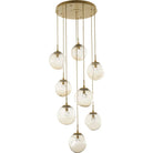 Hammerton Studio - Nebula Aster Round Multi-Port, 8-Light - CHB0066-08-GB-ZA-C01-L1 | Montreal Lighting & Hardware