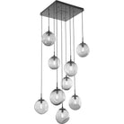 Hammerton Studio - Nebula Aster Square Multi-Port, 9-Light - CHB0062-09-MB-S-C01-E2 | Montreal Lighting & Hardware