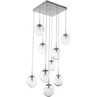 Hammerton Studio - Nebula Aster Square Multi-Port, 9-Light - CHB0066-09-BS-ZC-C01-L1 | Montreal Lighting & Hardware