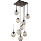 Hammerton Studio - Nebula Aster Square Multi-Port, 9-Light - CHB0066-09-FB-FB-C01-L1 | Montreal Lighting & Hardware