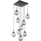 Hammerton Studio - Nebula Aster Square Multi-Port, 9-Light - CHB0066-09-MB-ZS-C01-L1 | Montreal Lighting & Hardware