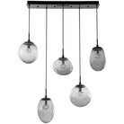 Hammerton Studio - Nebula Cosmos Linear Multi-Port, 5-Light - PLB0069-05-MB-FS-C01-L1 | Montreal Lighting & Hardware