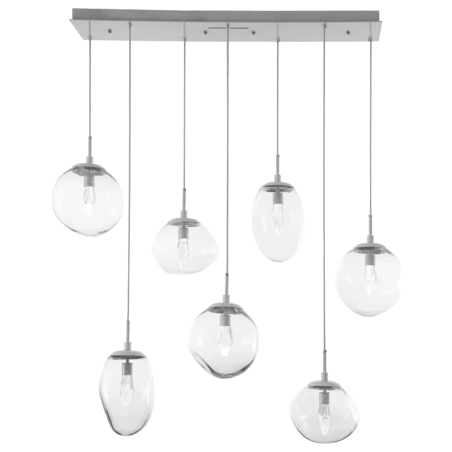 Hammerton Studio - Nebula Cosmos Linear Multi-Port, 7-Light - PLB0069-07-BS-GC-C01-L1 | Montreal Lighting & Hardware