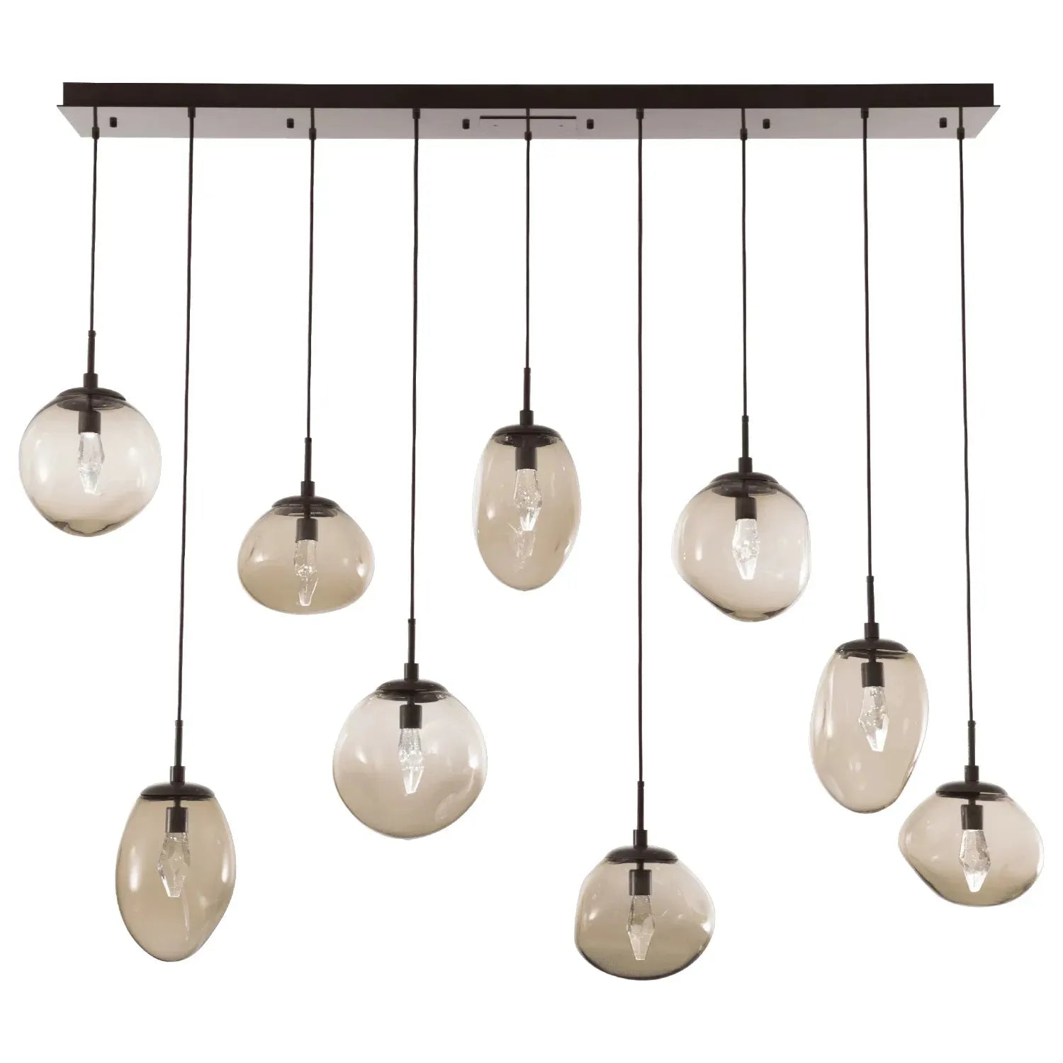 Hammerton Studio - Nebula Cosmos Linear Multi-Port, 9-Light - PLB0069-09-FB-GB-C01-L1 | Montreal Lighting & Hardware