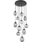Hammerton Studio - Nebula Cosmos Round Multi-Port, 11-Light - CHB0065-11-MB-S-C01-E2 | Montreal Lighting & Hardware