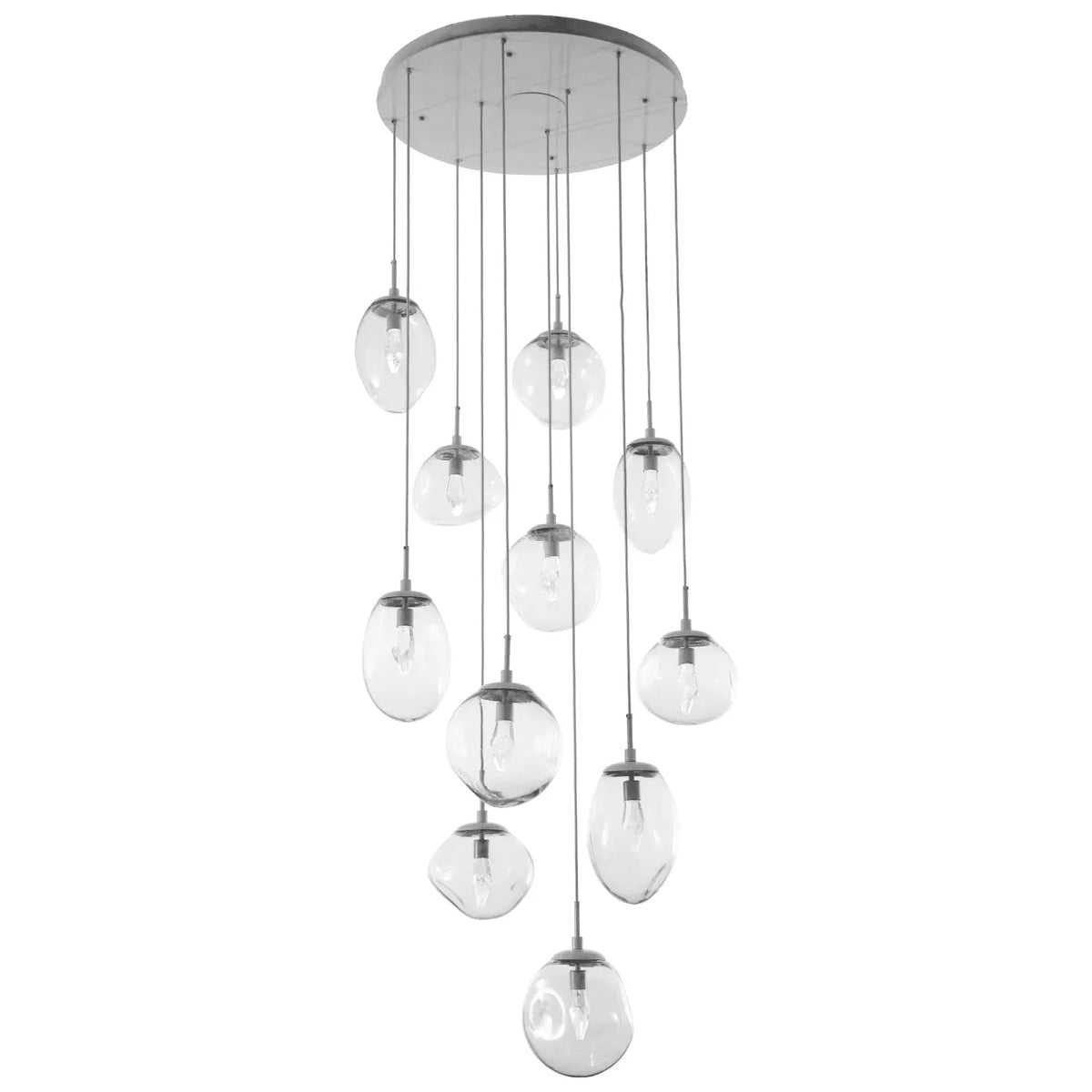 Hammerton Studio - Nebula Cosmos Round Multi-Port, 11-Light - CHB0069-11-BS-GC-C01-L1 | Montreal Lighting & Hardware