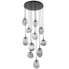 Hammerton Studio - Nebula Cosmos Round Multi-Port, 11-Light - CHB0069-11-MB-ZS-C01-L1 | Montreal Lighting & Hardware