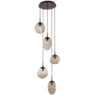 Hammerton Studio - Nebula Cosmos Round Multi-Port, 5-Light - CHB0069-05-FB-ZB-C01-L1 | Montreal Lighting & Hardware
