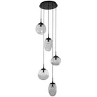 Hammerton Studio - Nebula Cosmos Round Multi-Port, 5-Light - CHB0069-05-MB-FS-C01-L1 | Montreal Lighting & Hardware