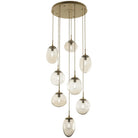 Hammerton Studio - Nebula Cosmos Round Multi-Port, 8-Light - CHB0065-08-GB-A-C01-E2 | Montreal Lighting & Hardware