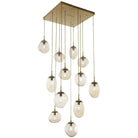 Hammerton Studio - Nebula Cosmos Square Multi-Port, 12-Light - CHB0065-12-GB-A-C01-E2 | Montreal Lighting & Hardware