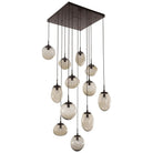 Hammerton Studio - Nebula Cosmos Square Multi-Port, 12-Light - CHB0069-12-FB-FB-C01-L1 | Montreal Lighting & Hardware