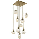 Hammerton Studio - Nebula Cosmos Square Multi-Port, 9-Light - CHB0065-09-GB-A-C01-E2 | Montreal Lighting & Hardware