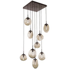 Hammerton Studio - Nebula Cosmos Square Multi-Port, 9-Light - CHB0069-09-FB-GB-C01-L1 | Montreal Lighting & Hardware