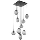 Hammerton Studio - Nebula Cosmos Square Multi-Port, 9-Light - CHB0069-09-MB-FS-C01-L1 | Montreal Lighting & Hardware