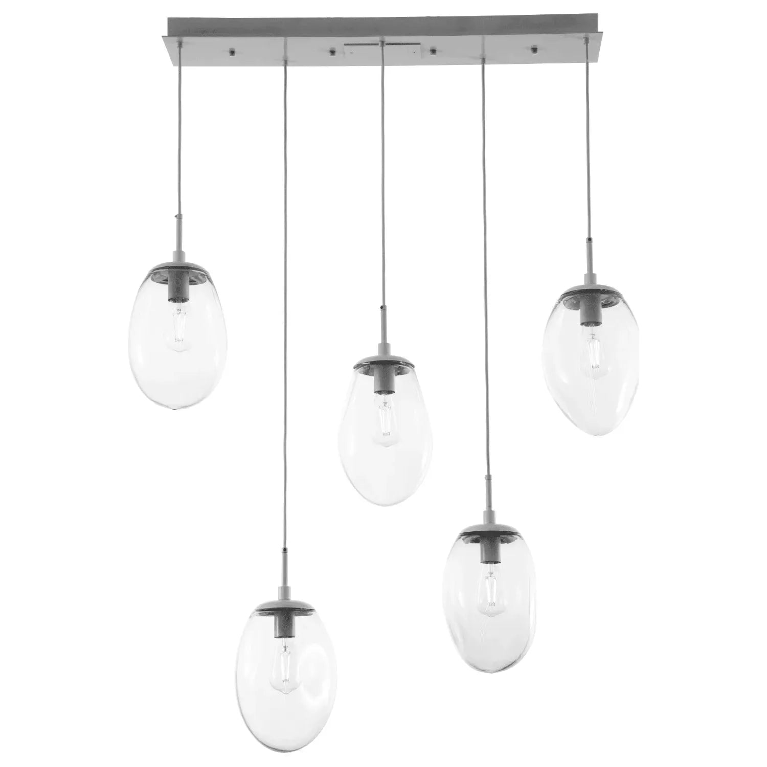 Hammerton Studio - Nebula Meteo Linear Multi-Port, 5-Light - PLB0063-05-BS-C-C01-E2 | Montreal Lighting & Hardware