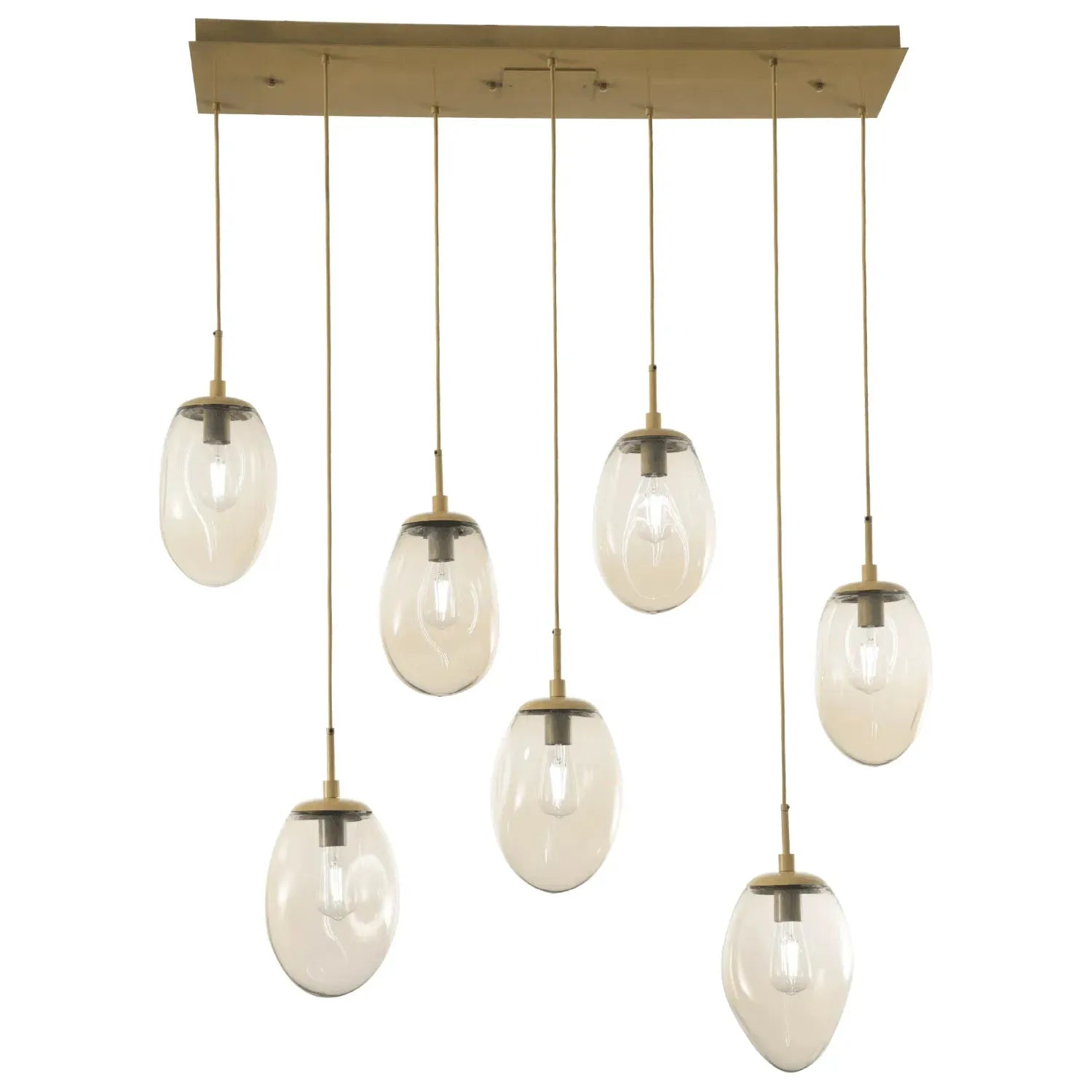 Hammerton Studio - Nebula Meteo Linear Multi-Port, 7-Light - PLB0063-07-GB-A-C01-E2 | Montreal Lighting & Hardware