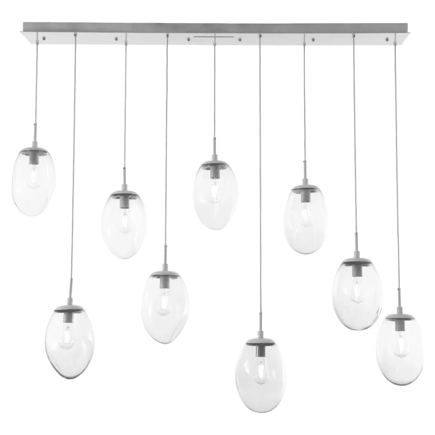Hammerton Studio - Nebula Meteo Linear Multi-Port, 9-Light - PLB0063-09-BS-C-C01-E2 | Montreal Lighting & Hardware