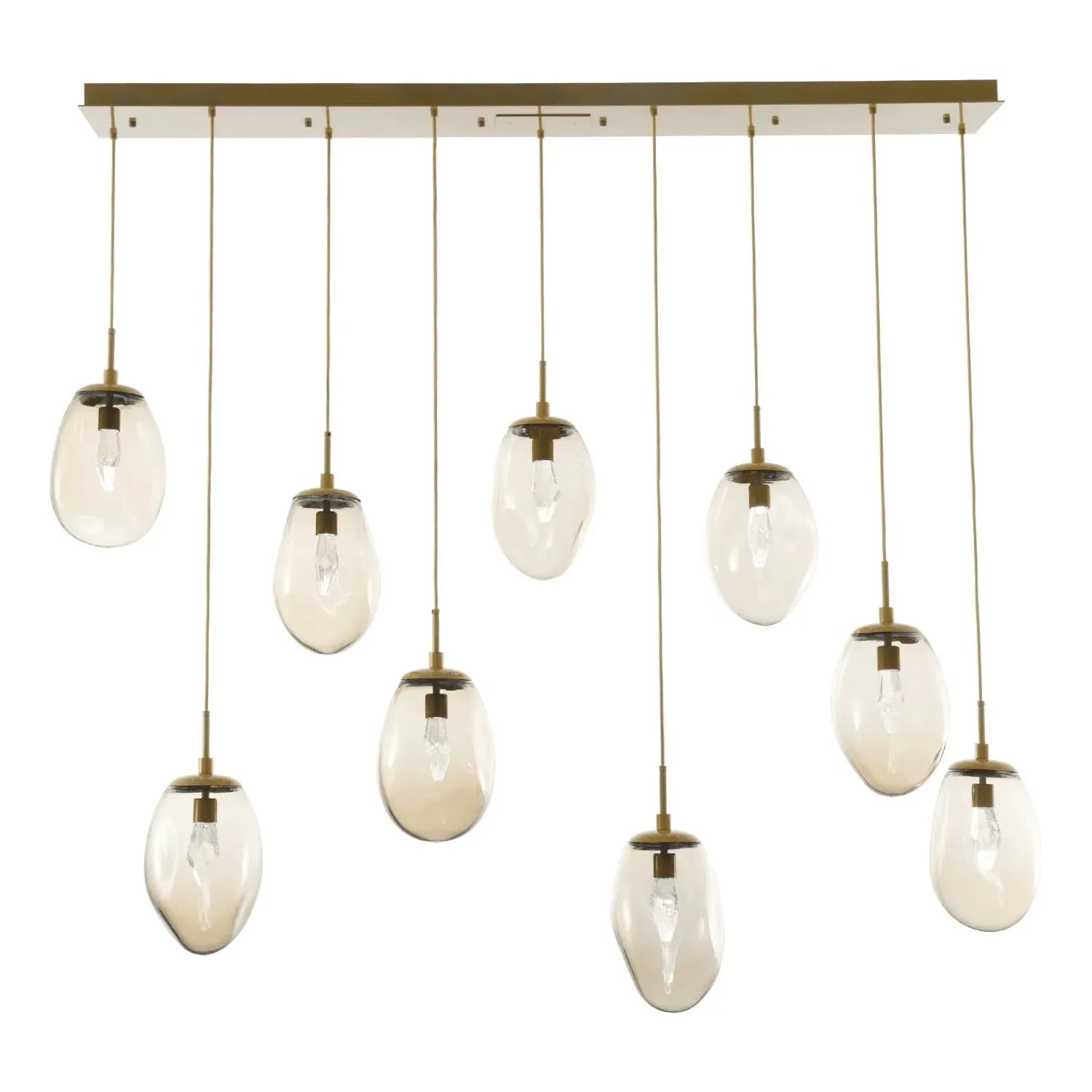 Hammerton Studio - Nebula Meteo Linear Multi-Port, 9-Light - PLB0067-09-GB-GA-C01-L1 | Montreal Lighting & Hardware