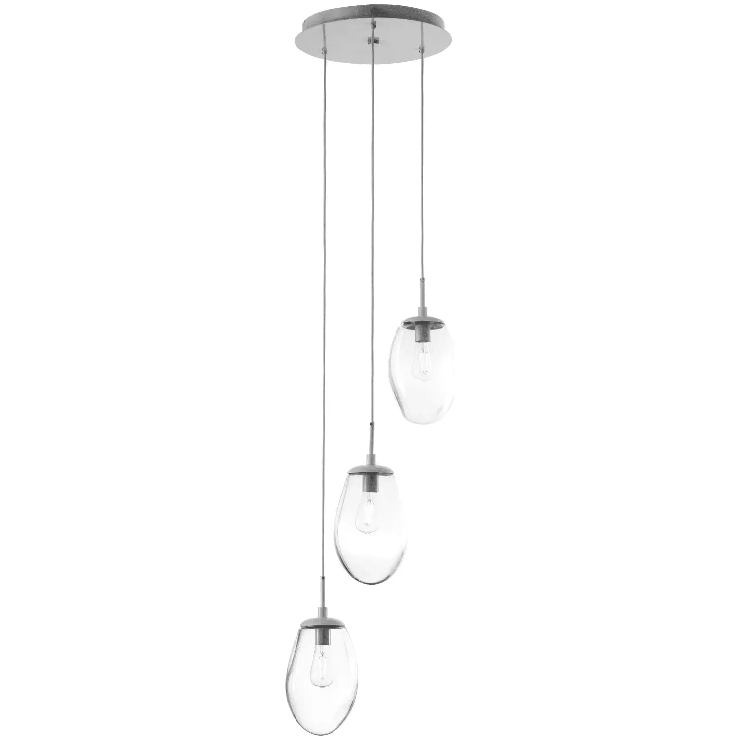 Hammerton Studio - Nebula Meteo Round Multi-Port, 3-Light - CHB0063-03-BS-C-C01-E2 | Montreal Lighting & Hardware