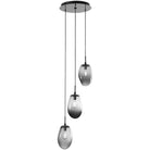 Hammerton Studio - Nebula Meteo Round Multi-Port, 3-Light - CHB0063-03-MB-S-C01-E2 | Montreal Lighting & Hardware