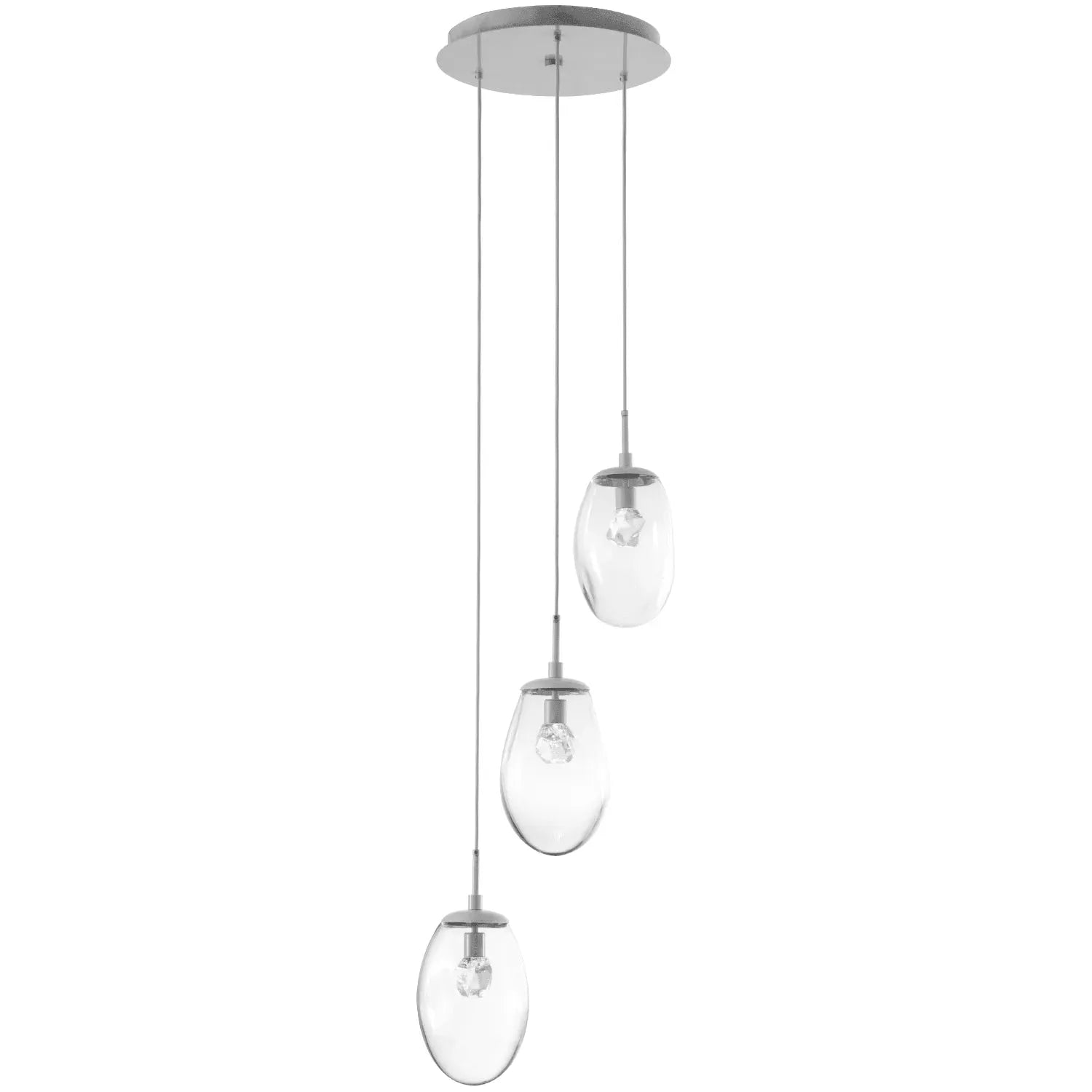 Hammerton Studio - Nebula Meteo Round Multi-Port, 3-Light - CHB0067-03-BS-ZC-C01-L1 | Montreal Lighting & Hardware