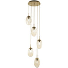 Hammerton Studio - Nebula Meteo Round Multi-Port, 5-Light - CHB0063-05-GB-A-C01-E2 | Montreal Lighting & Hardware