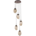Hammerton Studio - Nebula Meteo Round Multi-Port, 5-Light - CHB0067-05-FB-FB-C01-L1 | Montreal Lighting & Hardware