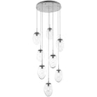 Hammerton Studio - Nebula Meteo Round Multi-Port, 8-Light - CHB0063-08-BS-C-C01-E2 | Montreal Lighting & Hardware