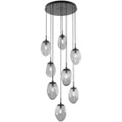 Hammerton Studio - Nebula Meteo Round Multi-Port, 8-Light - CHB0063-08-MB-S-C01-E2 | Montreal Lighting & Hardware