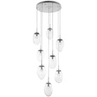 Hammerton Studio - Nebula Meteo Round Multi-Port, 8-Light - CHB0067-08-BS-FC-C01-L1 | Montreal Lighting & Hardware