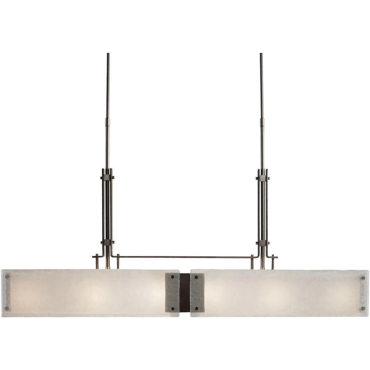 Hammerton Studio - Nebula Meteo Square Multi-Port, 12-Light - CHB0063-12-BS-A-C01-E2 | Montreal Lighting & Hardware