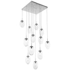 Hammerton Studio - Nebula Meteo Square Multi-Port, 12-Light - CHB0063-12-BS-C-C01-E2 | Montreal Lighting & Hardware