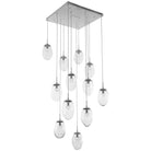 Hammerton Studio - Nebula Meteo Square Multi-Port, 12-Light - CHB0067-12-BS-FC-C01-L1 | Montreal Lighting & Hardware