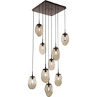 Hammerton Studio - Nebula Meteo Square Multi-Port, 9-Light - CHB0063-09-BS-A-C01-E2 | Montreal Lighting & Hardware