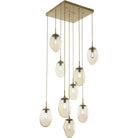 Hammerton Studio - Nebula Meteo Square Multi-Port, 9-Light - CHB0063-09-BS-A-C01-E2 | Montreal Lighting & Hardware