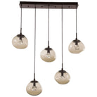 Hammerton Studio - Nebula Nova Linear Multi-Port, 5-Light - PLB0068-05-FB-ZB-C01-L1 | Montreal Lighting & Hardware