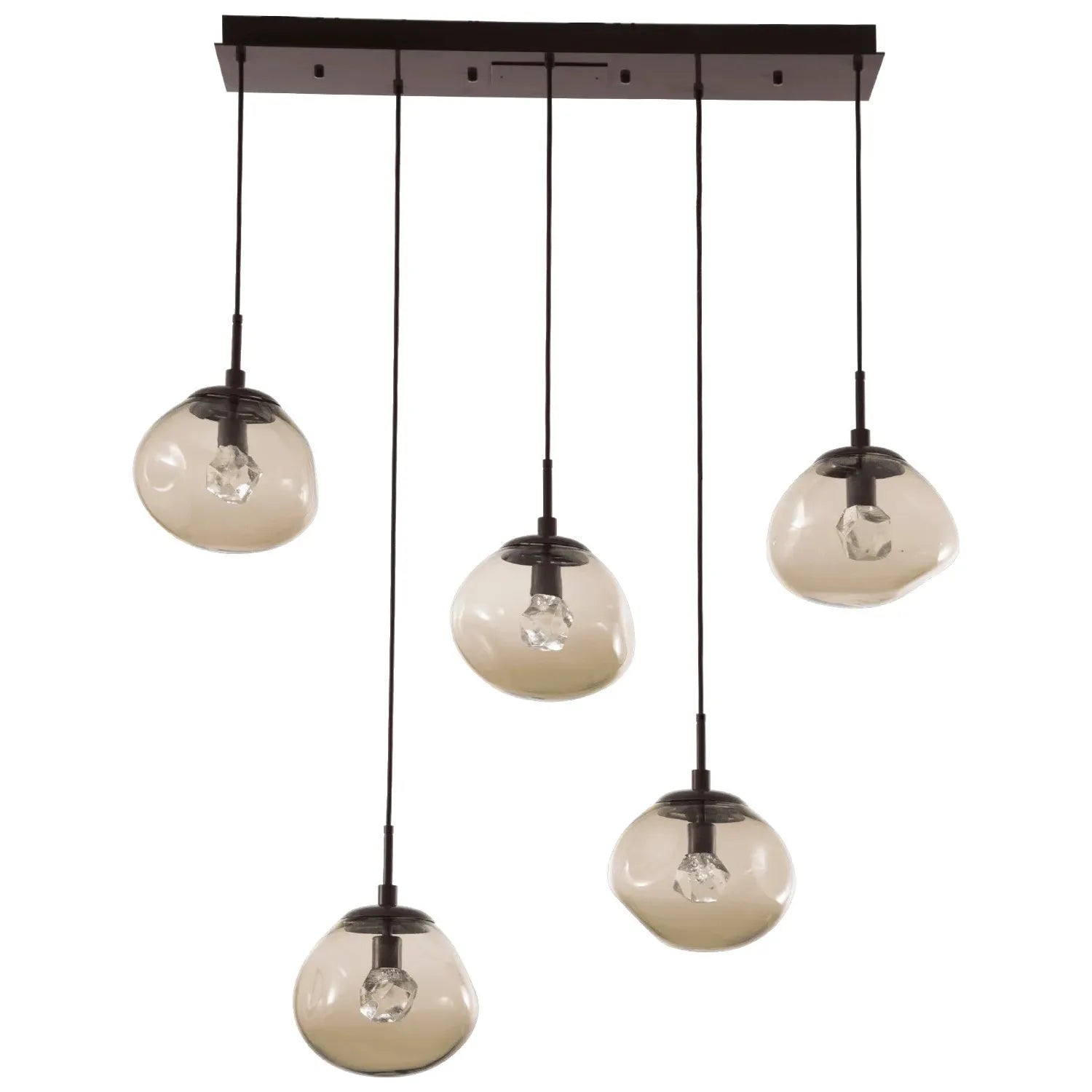 Hammerton Studio - Nebula Nova Linear Multi-Port, 5-Light - PLB0068-05-FB-ZB-C01-L1 | Montreal Lighting & Hardware