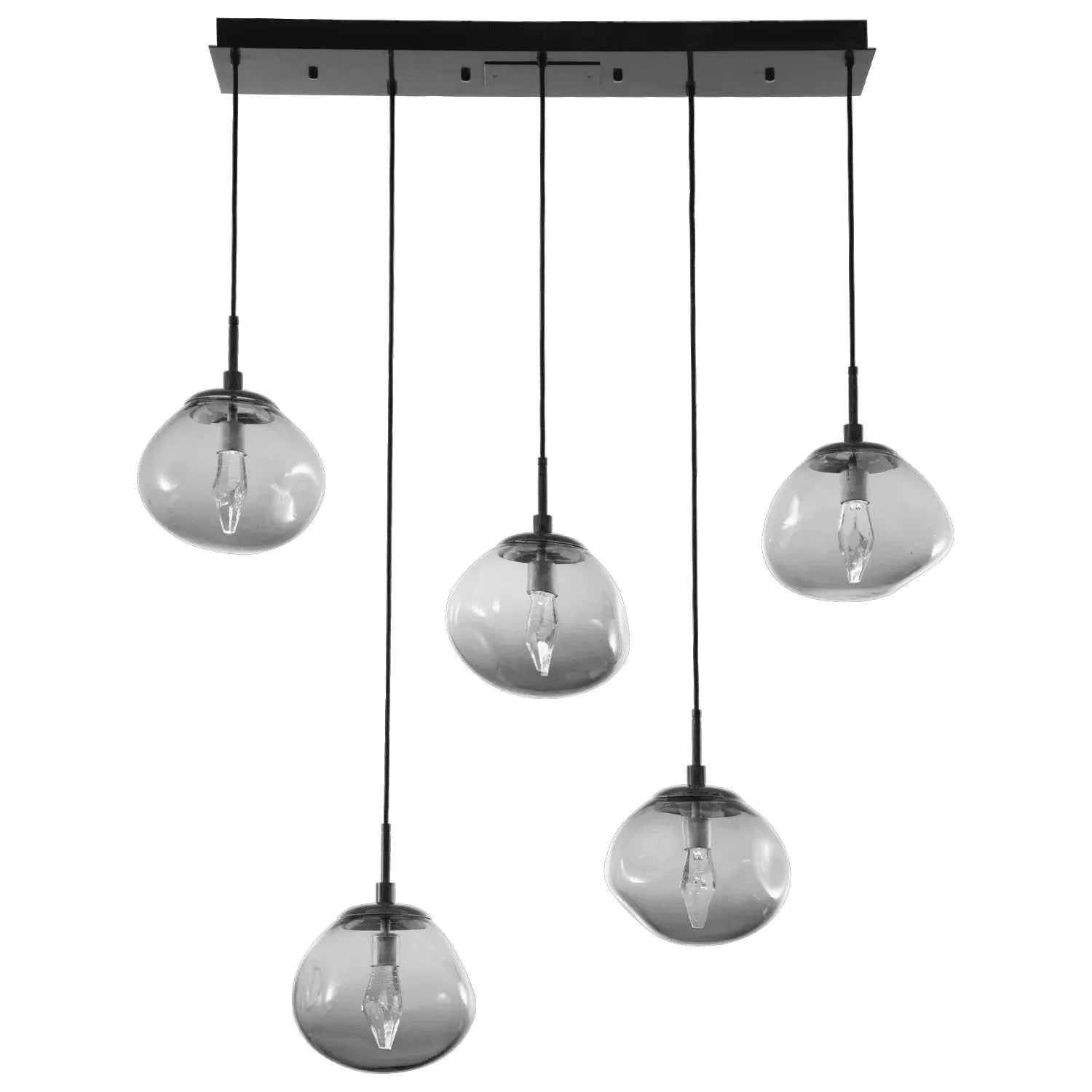 Hammerton Studio - Nebula Nova Linear Multi-Port, 5-Light - PLB0068-05-MB-GS-C01-L1 | Montreal Lighting & Hardware