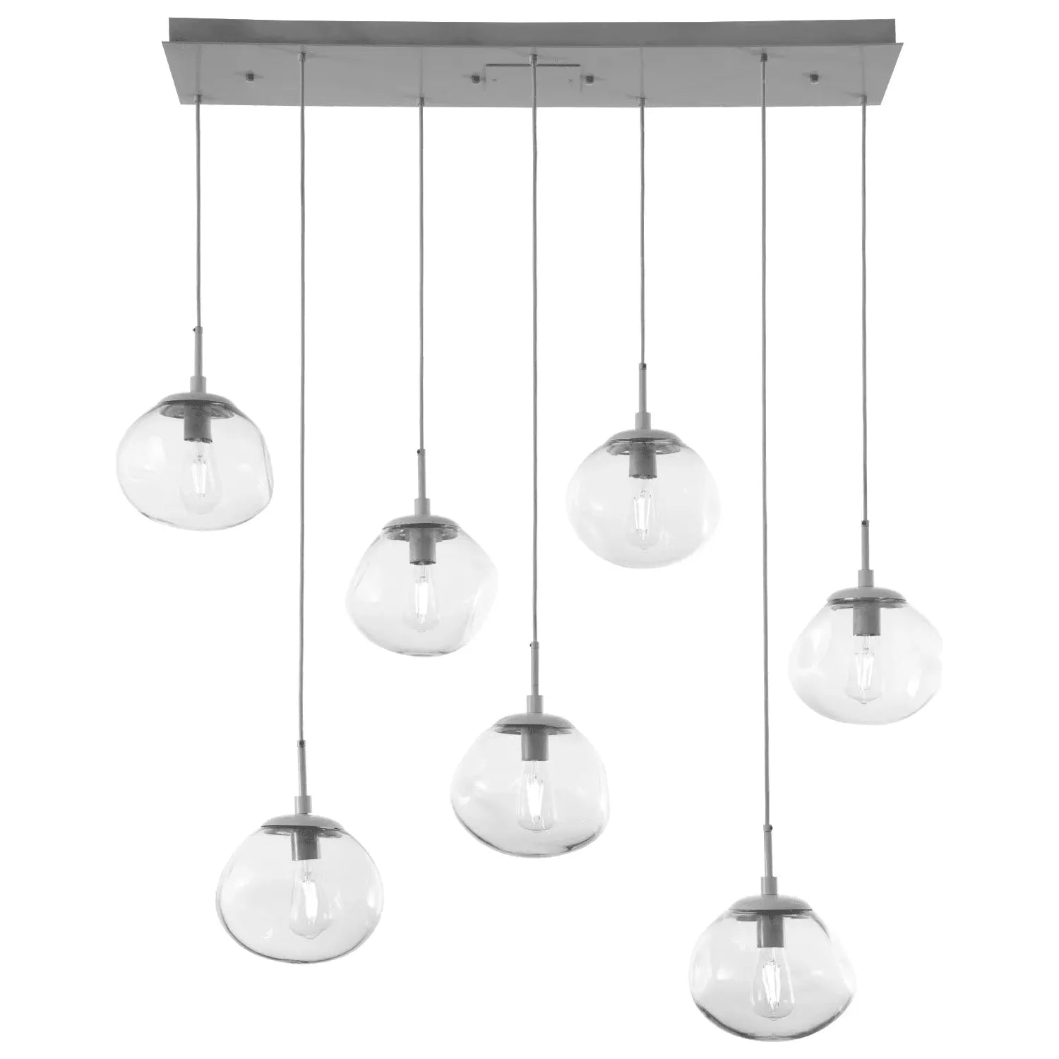 Hammerton Studio - Nebula Nova Linear Multi-Port, 7-Light - PLB0064-07-BS-C-C01-E2 | Montreal Lighting & Hardware