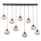 Hammerton Studio - Nebula Nova Linear Multi-Port, 9-Light - PLB0064-09-FB-B-C01-E2 | Montreal Lighting & Hardware