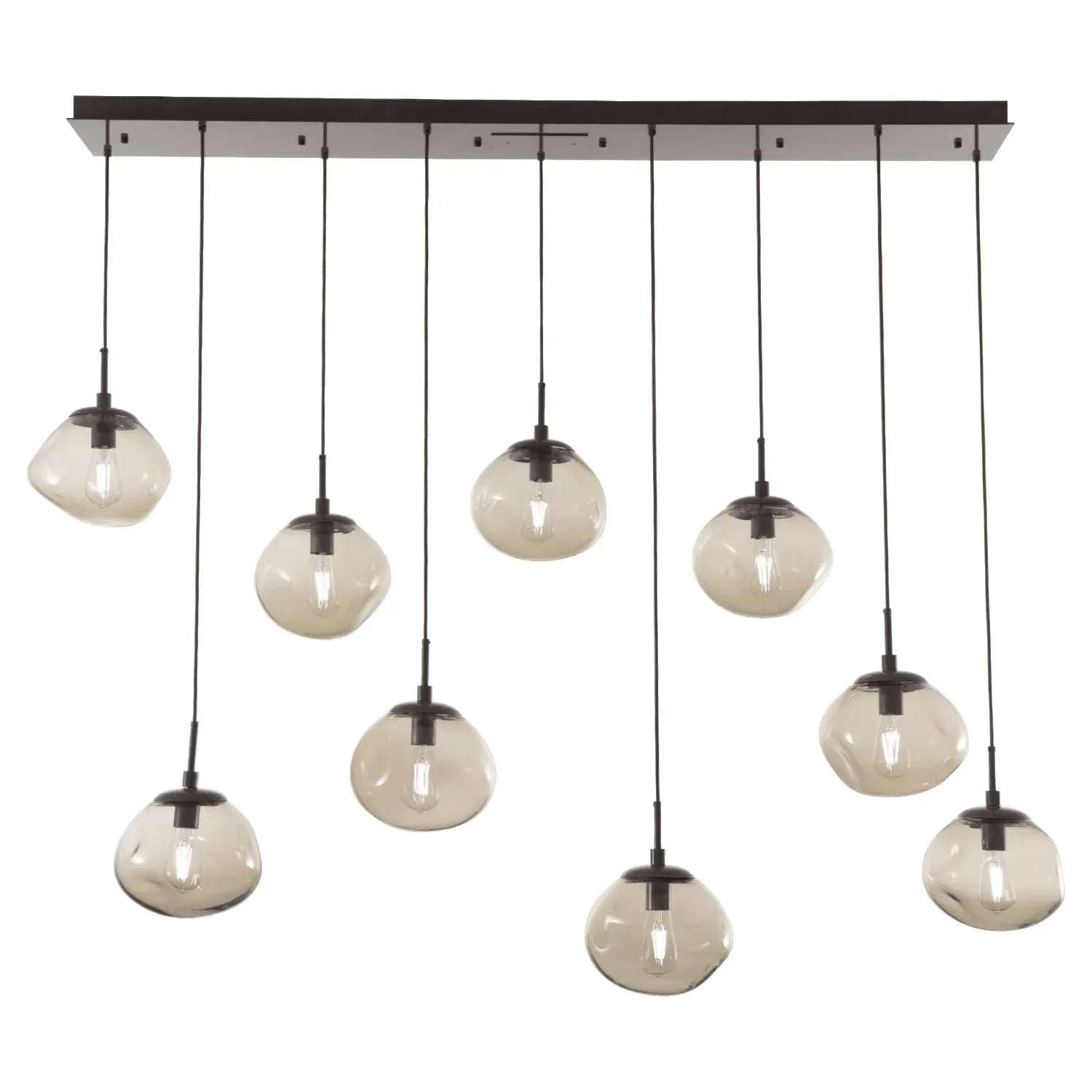 Hammerton Studio - Nebula Nova Linear Multi-Port, 9-Light - PLB0064-09-FB-B-C01-E2 | Montreal Lighting & Hardware